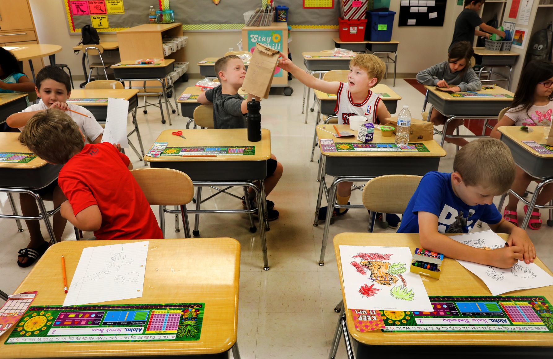 Summer school in session at Warrior Ridge Elementary